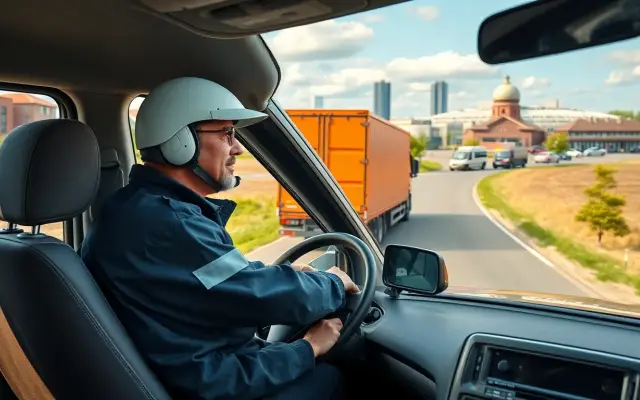 Lesmateriaal Koerier bestelauto