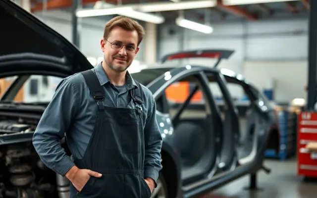 Lesmateriaal Scheidende en verbindende technieken bij carrosserieschade