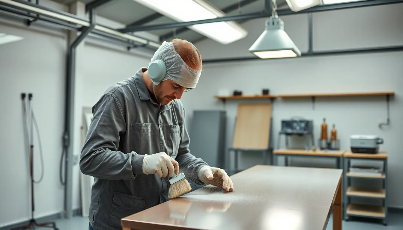 Lesmateriaal Verdieping lakspuiten interieur- en meubelbranche